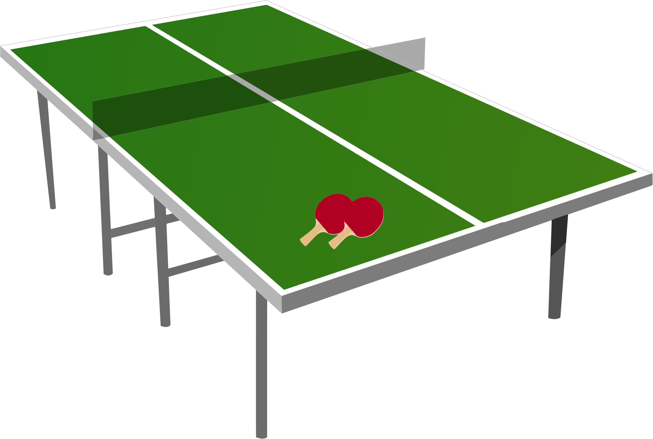 Ping Pong Table - Table Tennis Table Clipart (2258x1518)