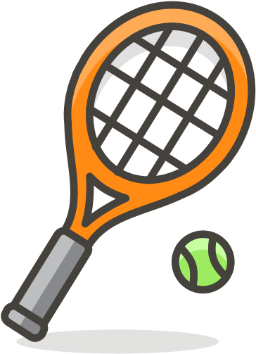 Raket, Tenis, Bola Ikon - Raquette De Tennis Emoji (512x512)