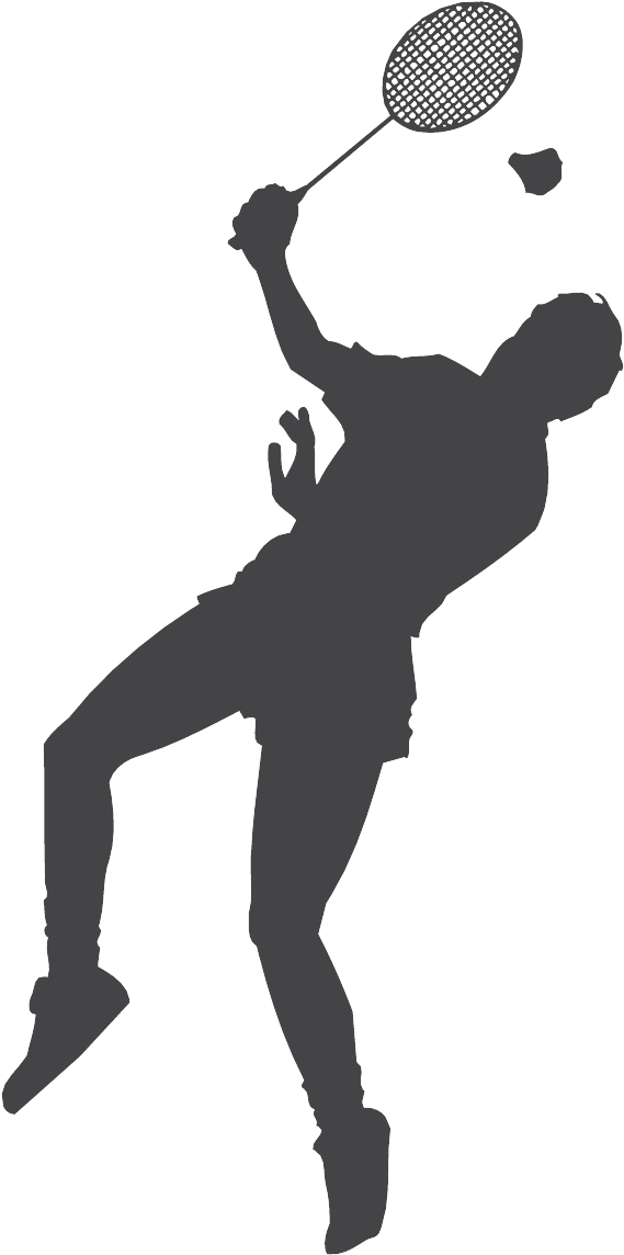 Badminton Racket Shuttlecock Smash Clip Art - Badminton Spike Clipart Transparent (1300x1300)