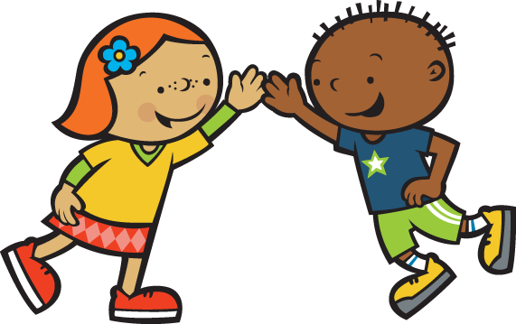 Bounce Indoor Trampoline Park, Milton Keynes - Kids High Five Clipart (571x359)