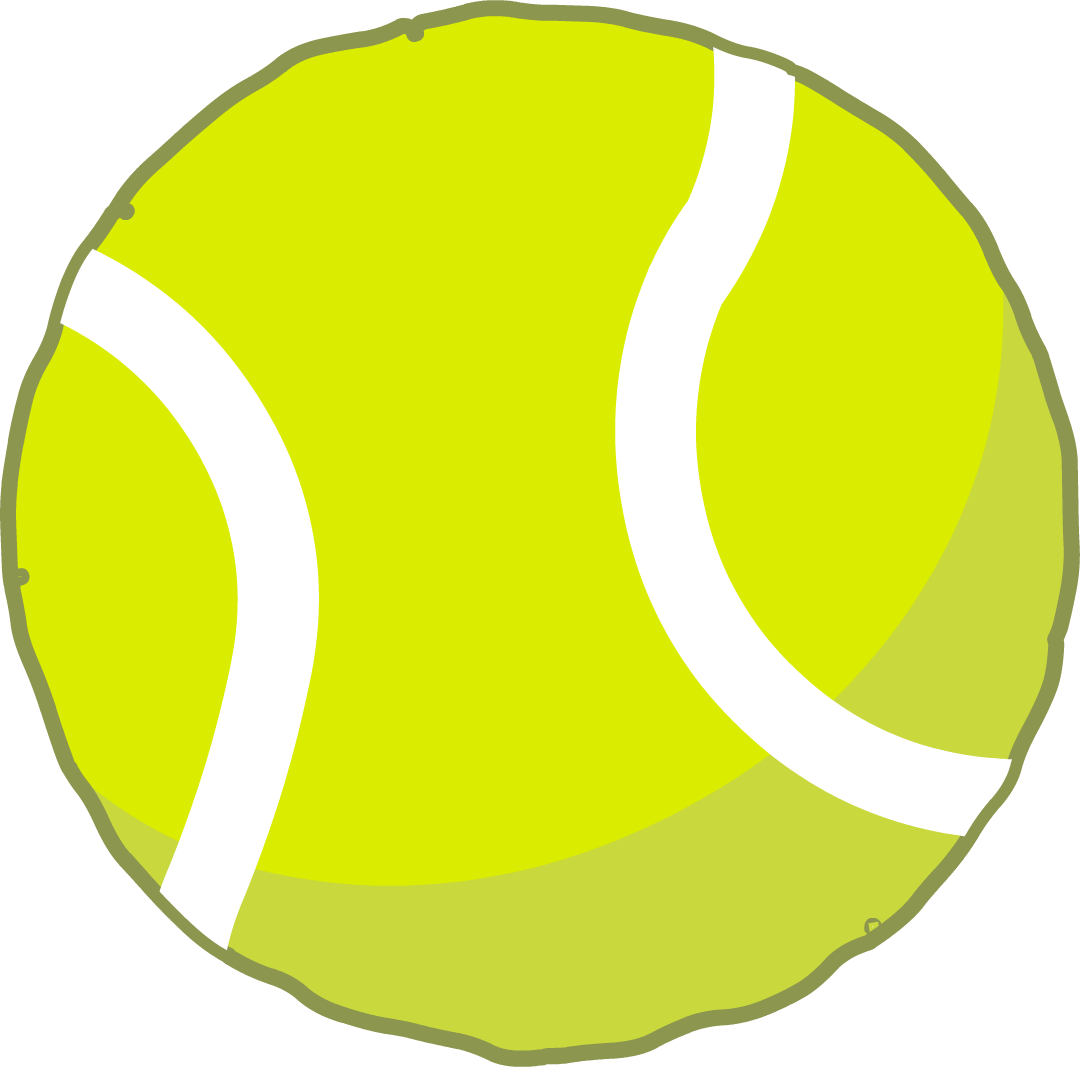 Tennis Ball Icon - Bfb Tennis Ball Asset (1037x1025)