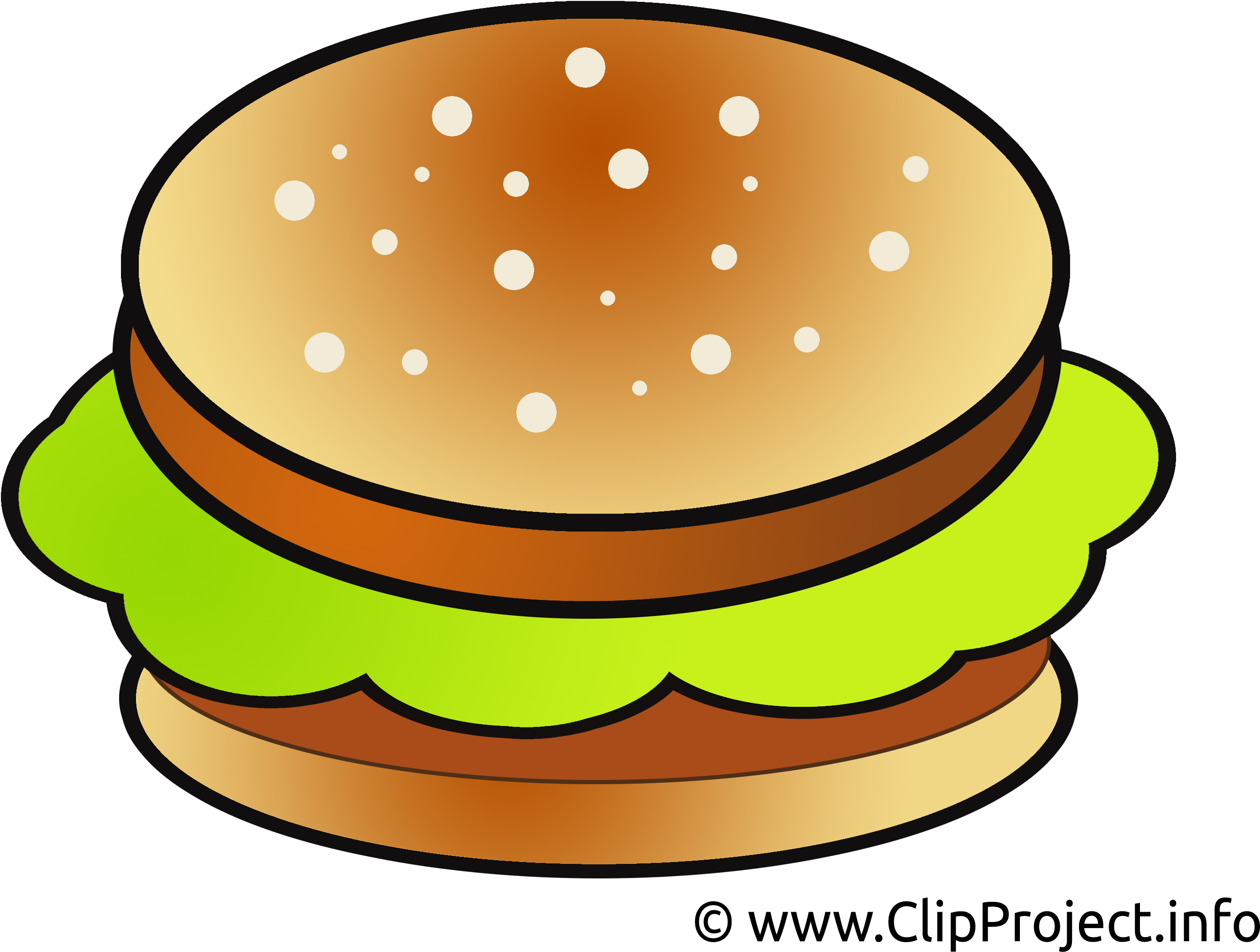 Clipart Hamburger Essen Bilder - Essen Clipart (2835x2208)