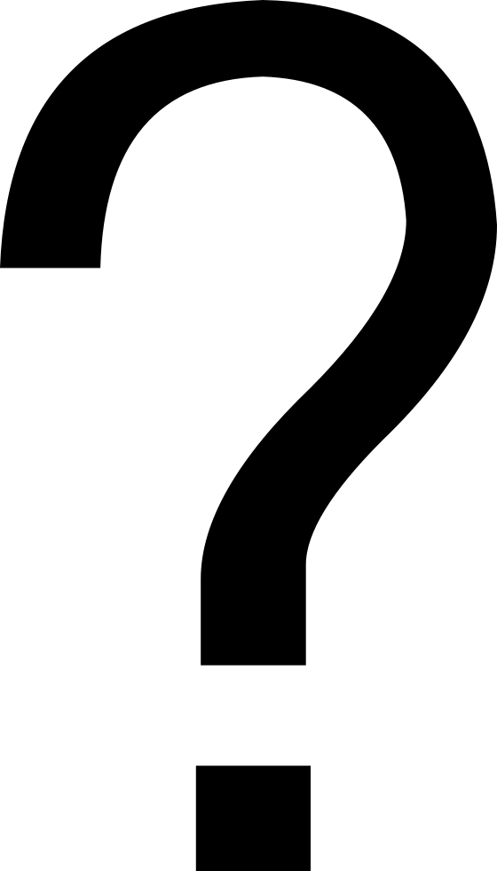 Png File - Transparent Background Question Mark (560x980)
