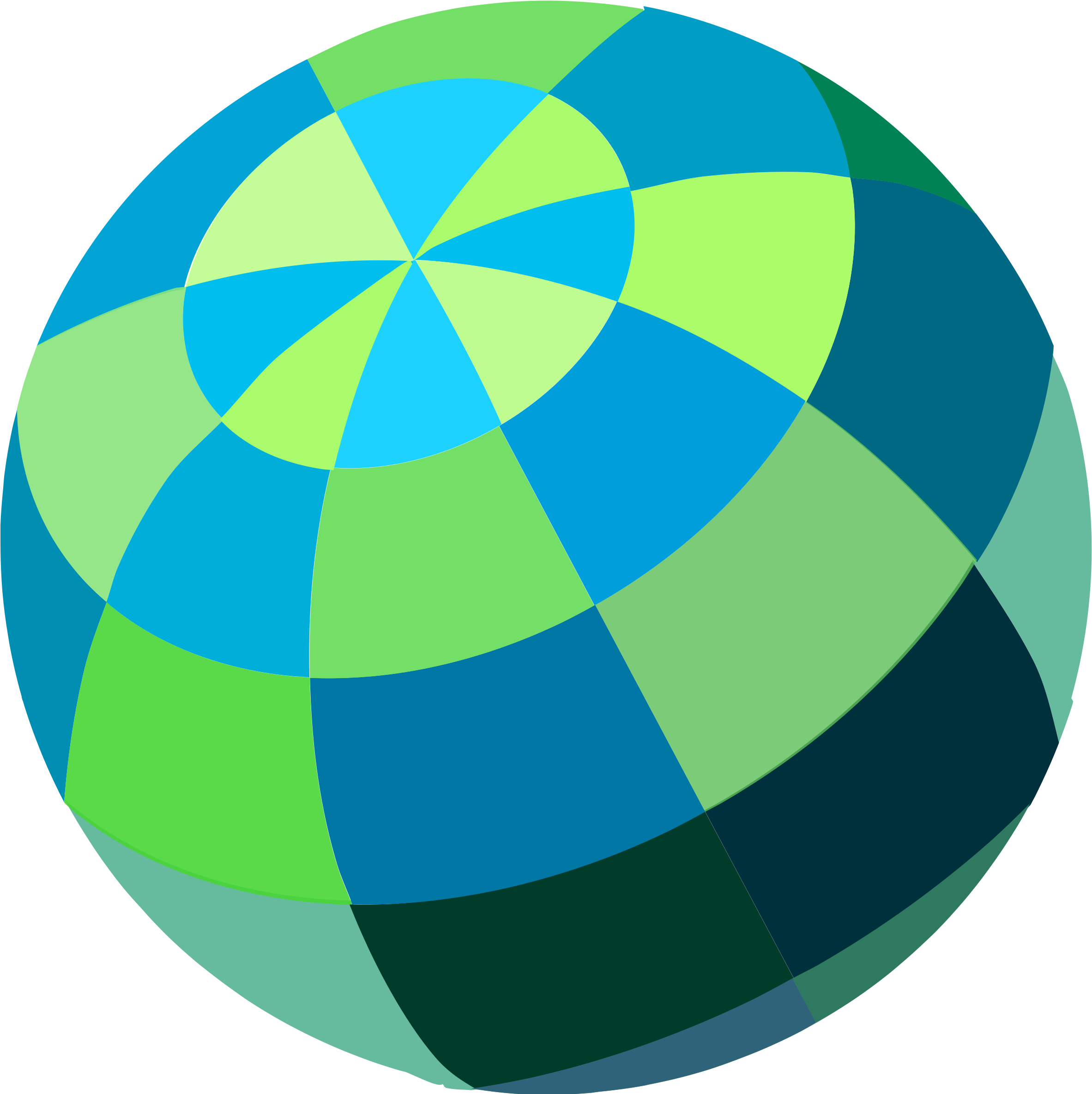 Clipart Two Colored Ball - Png Pallone Da Mare (2393x2400)