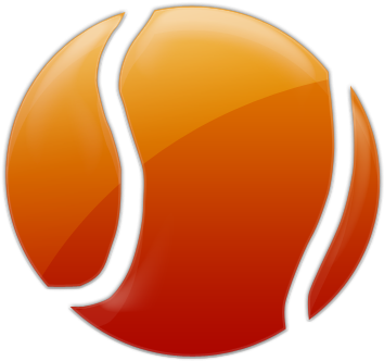 Deluxe Free Png Icons Transparent Background Tennis - Red Tennis Ball Logo (420x420)