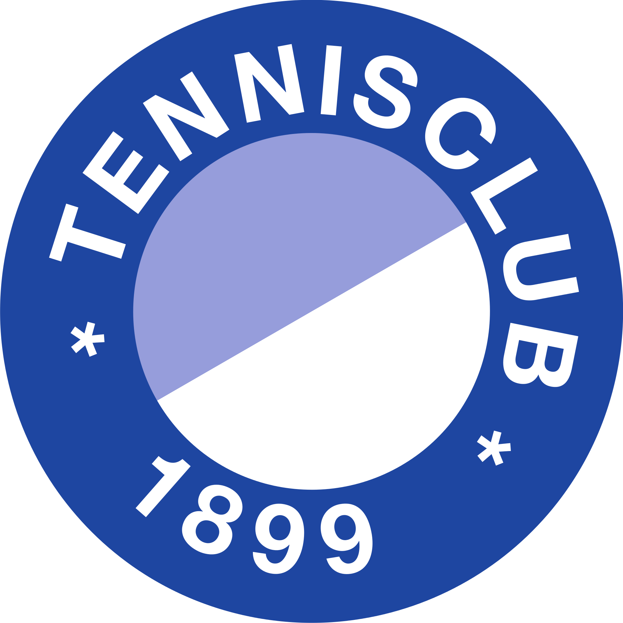Tennisclub 1899 Blau Weiss - Circle (2000x2000)