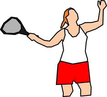Tennis, Schläger, Sport, Spieler - Tennis (375x340)