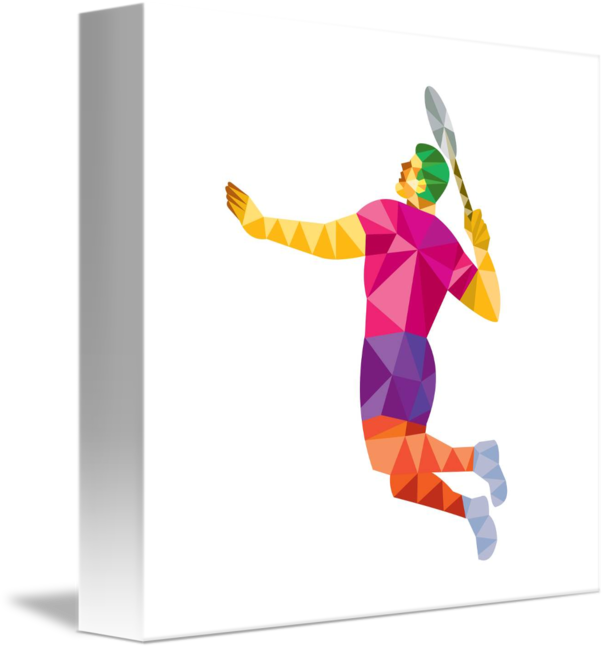 Badminton Art (606x650)