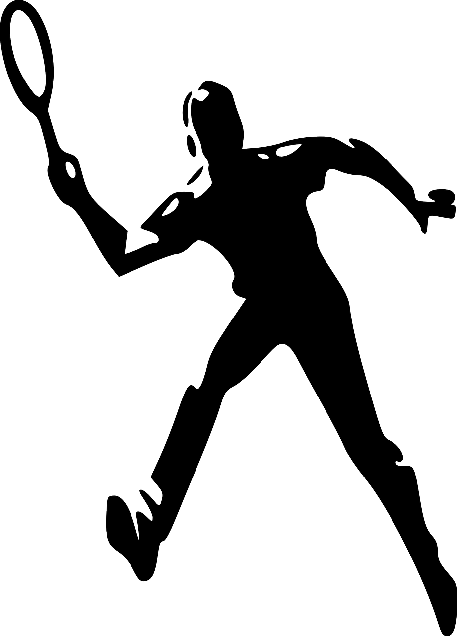 Badminton Sport Clip Art - Tennis Player Clipart Png (921x1280)
