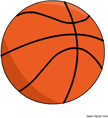 Free Basketball Clip Art Image - Vector Graphics (450x450)