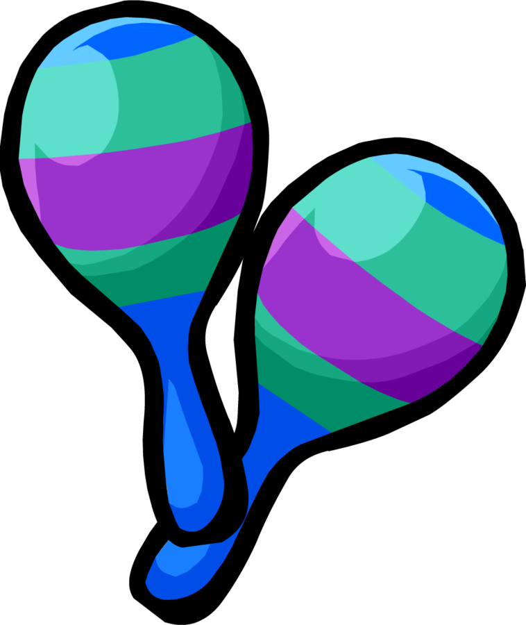 Club Penguin Maraca Musical Instruments Clip Art - Club Penguin Maraca Musical Instruments Clip Art (758x900)