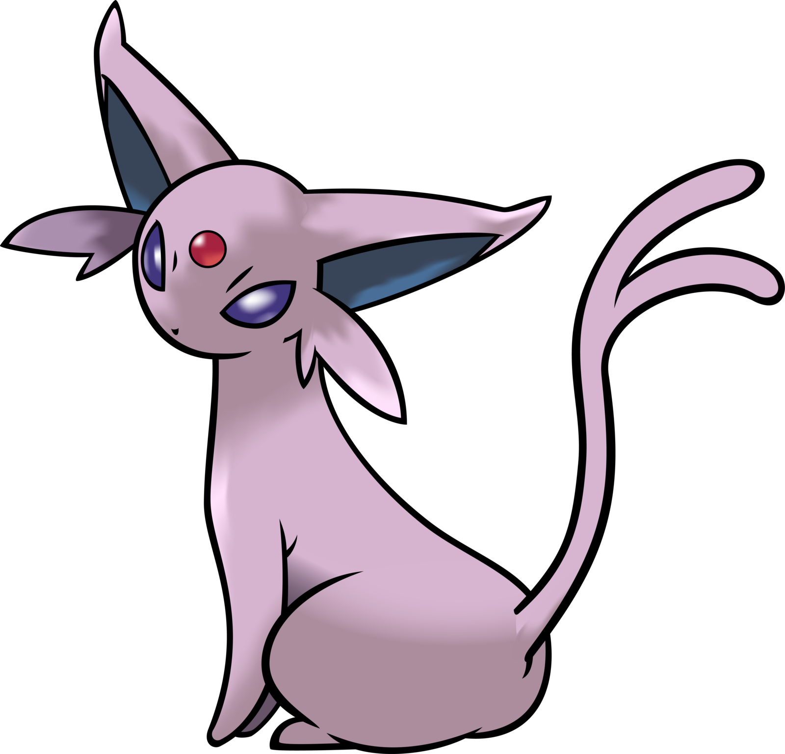 Image - Pokemon Transparent Background Espeon (1600x1537)