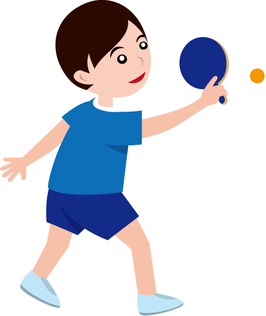 Ping Pong Clip Art - Ping Pong Player Clipart (531x631)