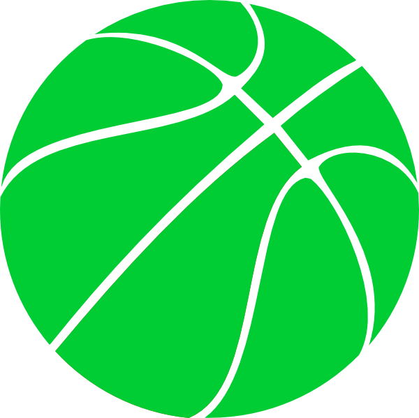 Basketball Clipart Black And White (600x599)
