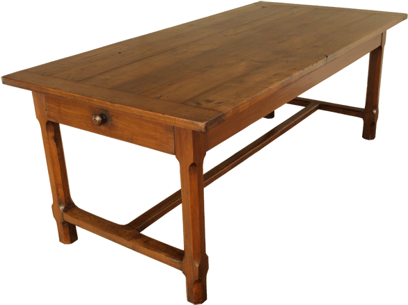 Refectory Table Png Clipart - Table (600x457)