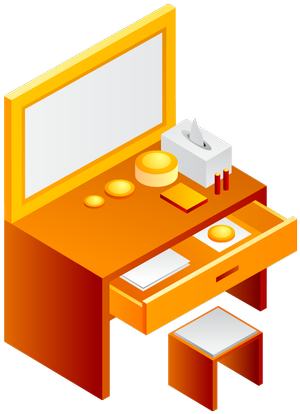 Icon Dress Room Table Clipart - Magic Sponge China Magic Sponge Melamine Foam Eraser (960x600)