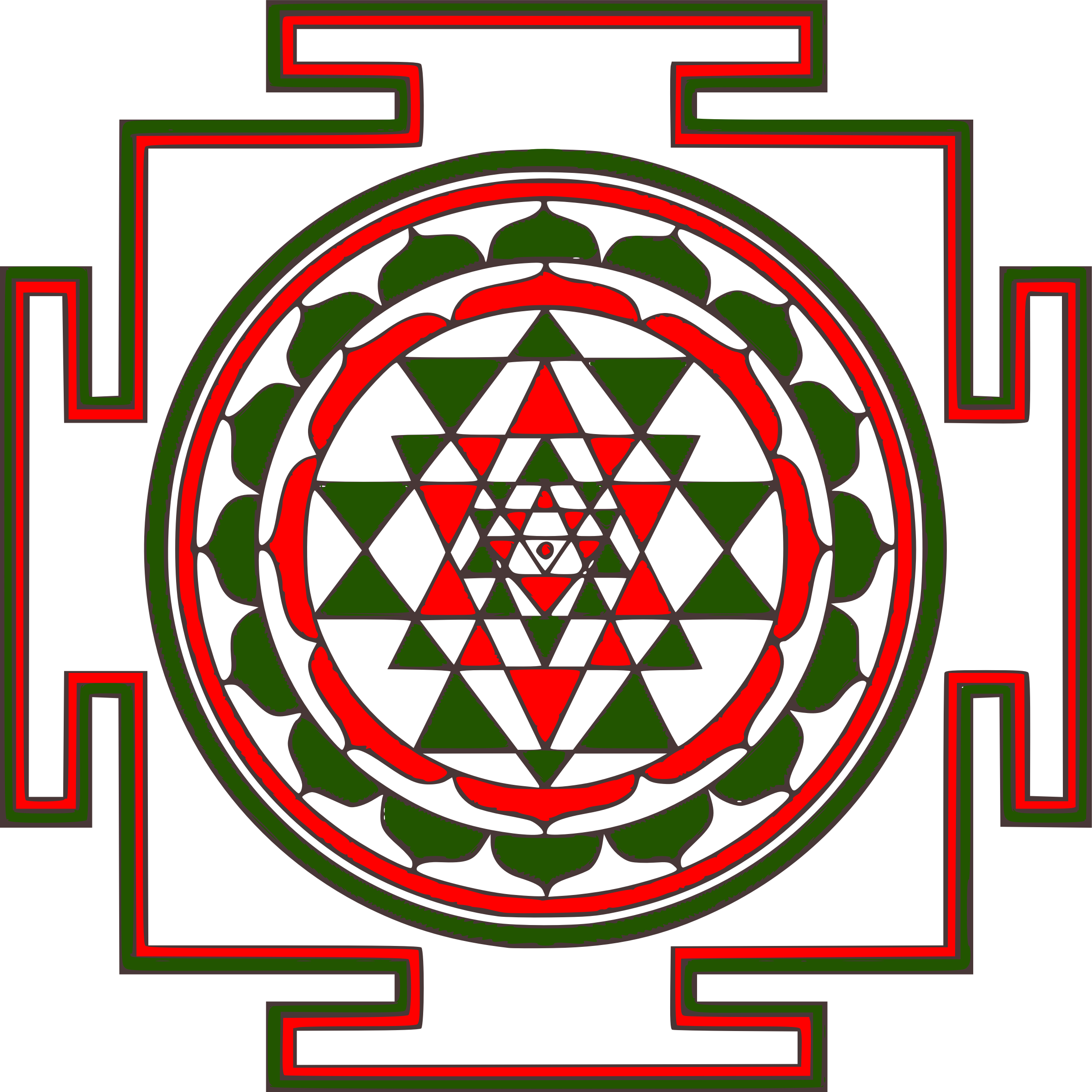 Free Mandalas Clip Art - Prosperity Manifestation Abundance Sacred Geometry (999x999)
