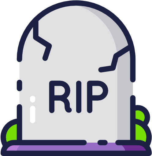 Death - Rip Tombstone Icon (512x512)