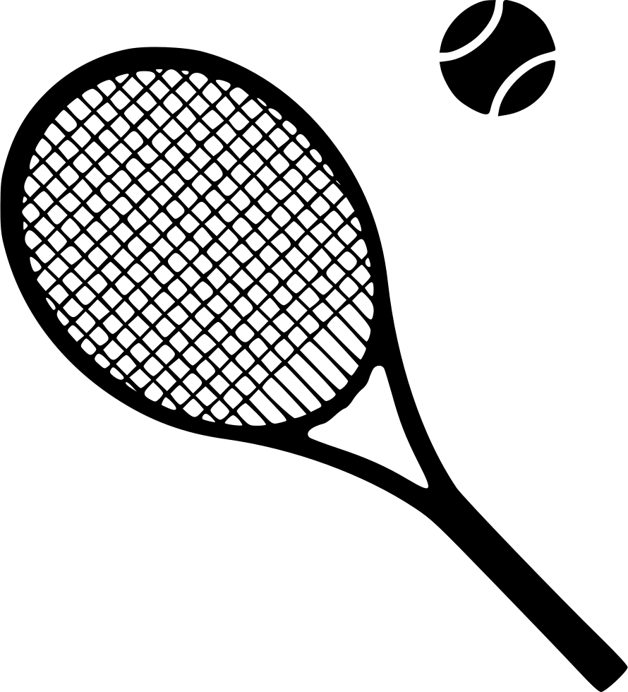 Tennis Racket Equipment Comments - Tennis Racket Icon Png (890x980)