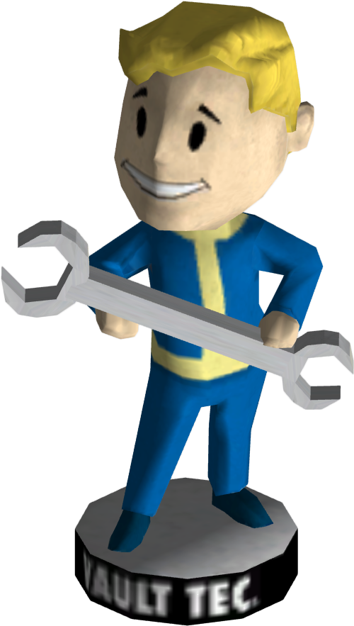 Fallout Clipart Fallout 3 - Fallout 3 Luck Bobblehead (600x1000)