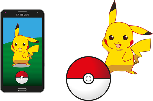 Pokemon Pokemon Go Pikachu Pokeball Samsun - Pokemon Pixabay (511x340)