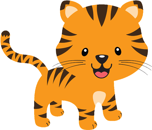Baby Jungle Animal Clip Art - Jungle Animal Clip Art (600x512)