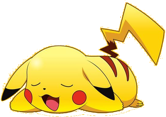 Tired Pikachu - Pokemon Lets Go Pikachu (621x452)
