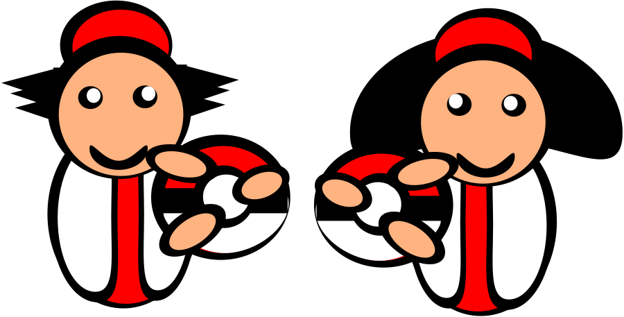 Pokemon Trainer - Pokemon Trainer Clipart (900x457)
