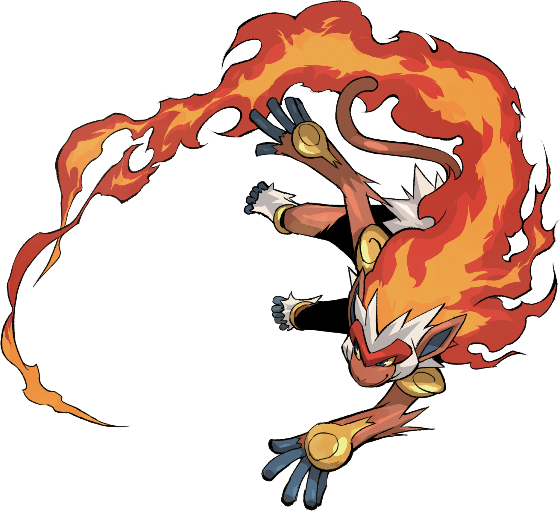 Infernape Clipart - Pokemon Infernape (1871x1710)