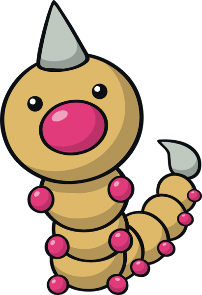 #weedle From The Official Artwork Set For #pokemon - Pokemon Weedle (411x600)