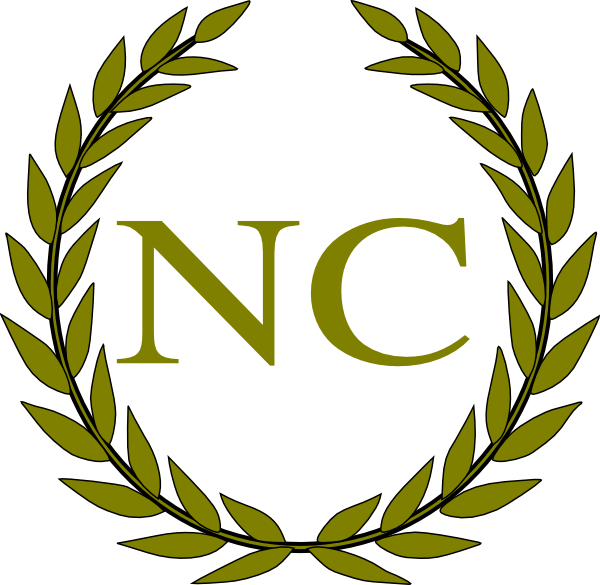 Olive Branch Monogram Clip Art - Laurel Wreath (600x585)