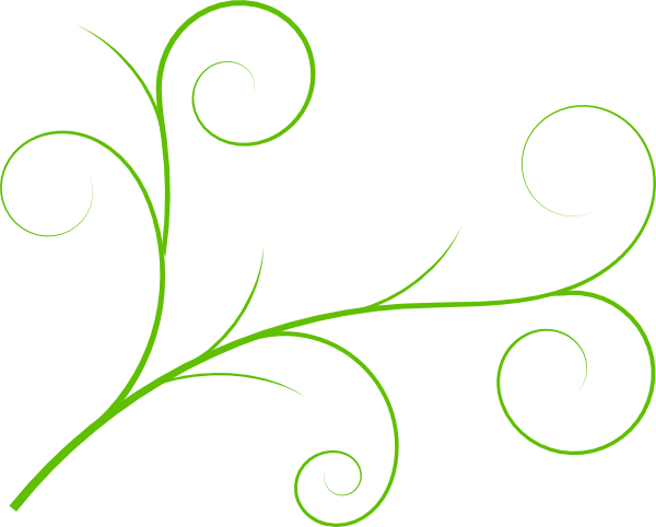 Green Vine Clip Art At Clker - Vines Clip Art Png (600x482)