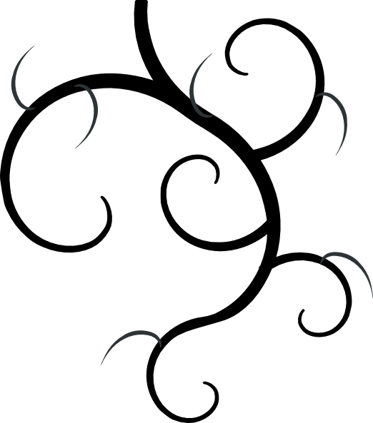 Vine Clip Art - Swirl Clip Art (522x593)