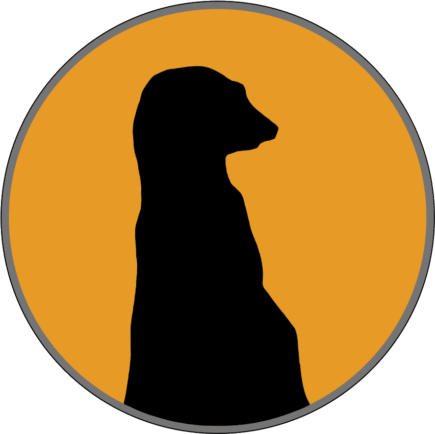 Meerkat Silhouette - Meerkat (866x871)
