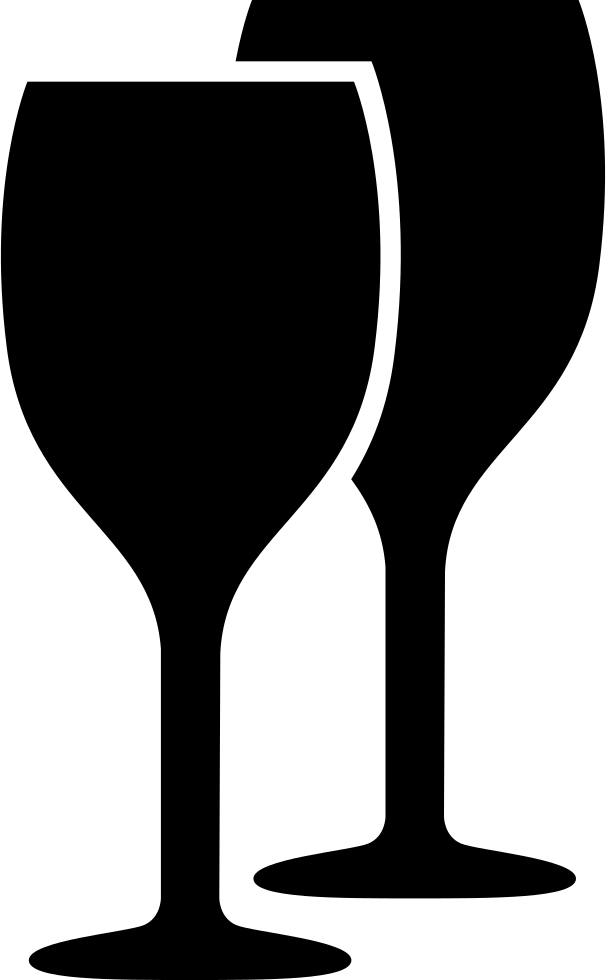 Wine Glasses Black Couple Comments - Wine Glass Black Png (606x980)