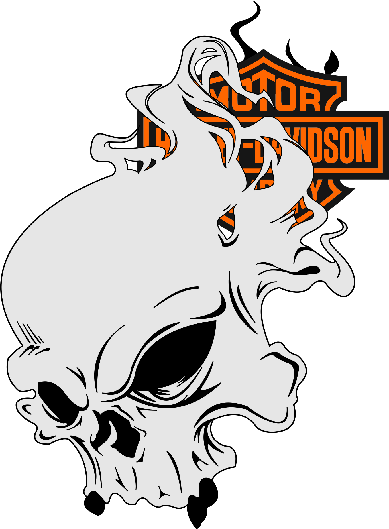 Custom Harleys, Anchor Monogram, Hd Sportster, Harley - Stencil Harley Davidson Art (1365x1856)