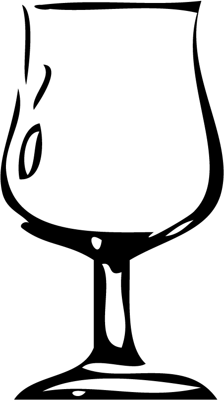 Drawn Glass Ray Ban - Beer (600x900)
