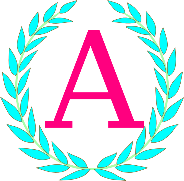 Olive Monogram Clip Art At Clkercom Vector - Gold Laurel Wreath Png (600x589)