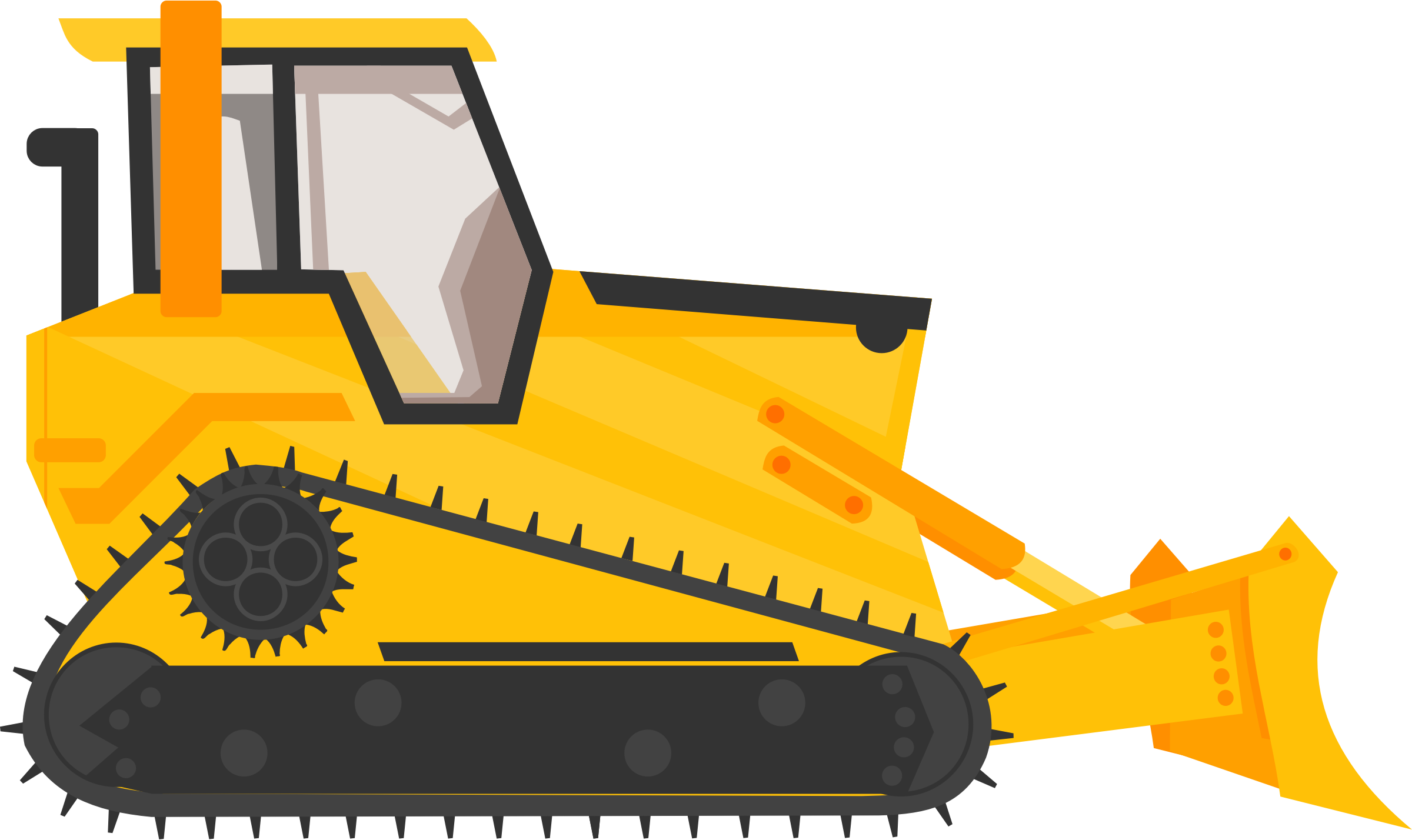 Bulldozer 3 - Bulldozer Icon (2400x1428)