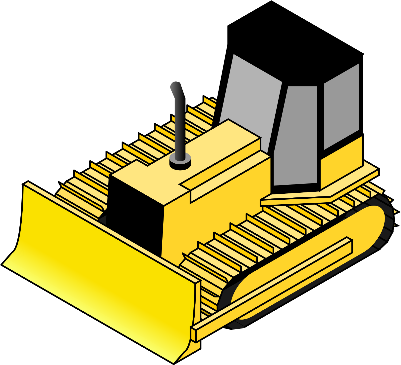 Open - Bulldozer Isometric (2000x2000)