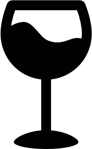 Oversized Wine Glass Vector - Wine Glass Logo Png (512x512)