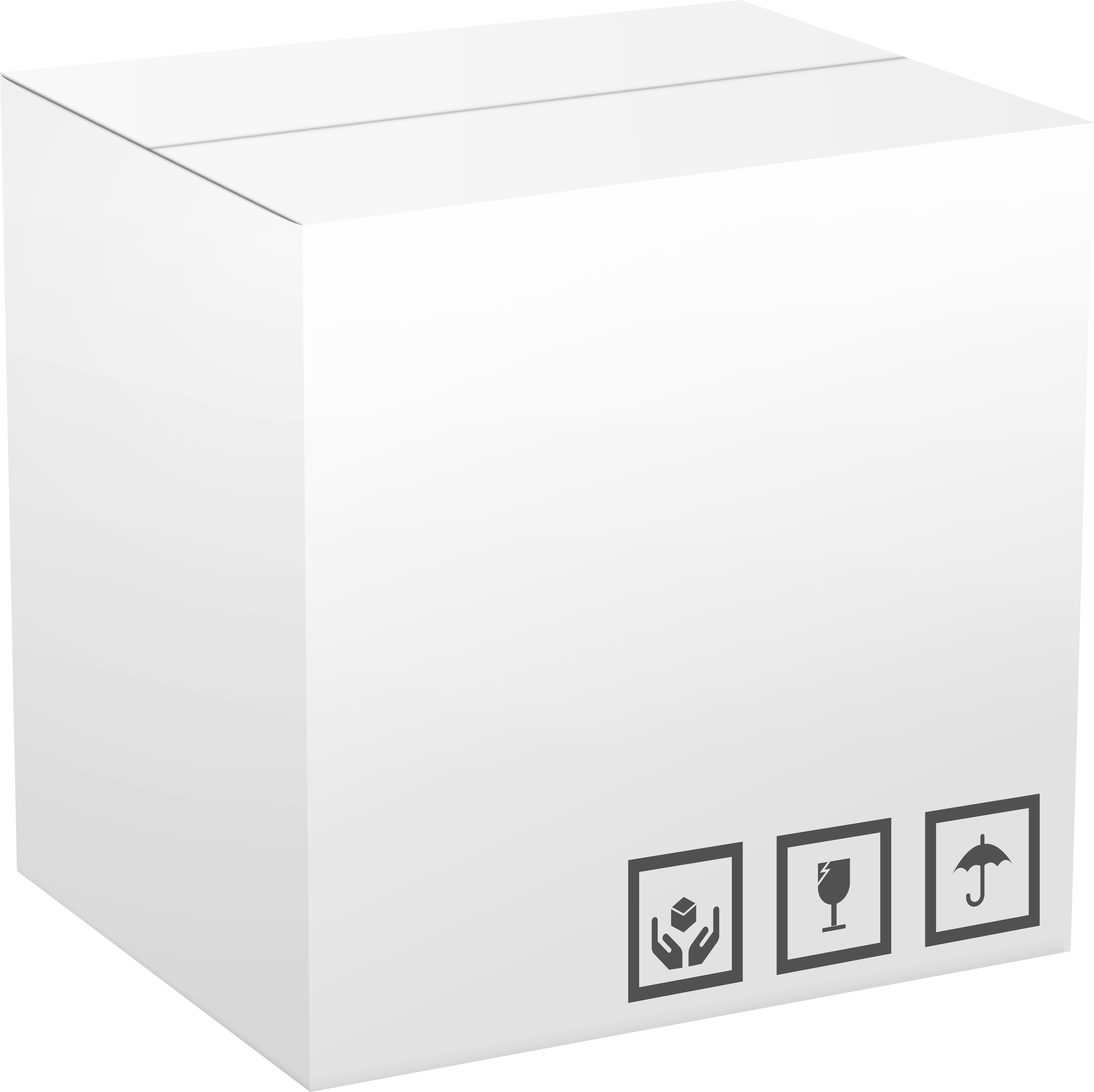 White Cardboard Box Png Clip Art - White Cardboard Box Png Clip Art (8000x8012)