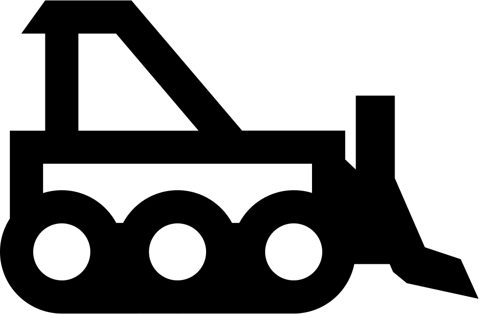 Bulldozer Outline Comments - Skid-steer Loader (981x644)