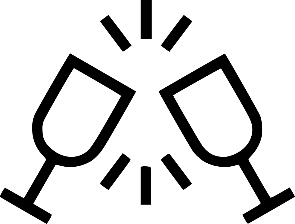 Wine Glass Salute Cheers Toast Comments - Cheers Salute (980x746)