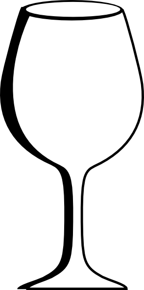 Verre De Vin Vide Png (294x590)