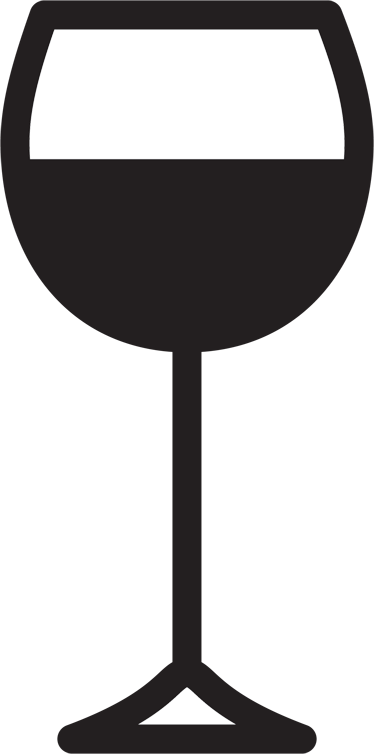 Wall Color - Icona Calice Di Vino (374x754)