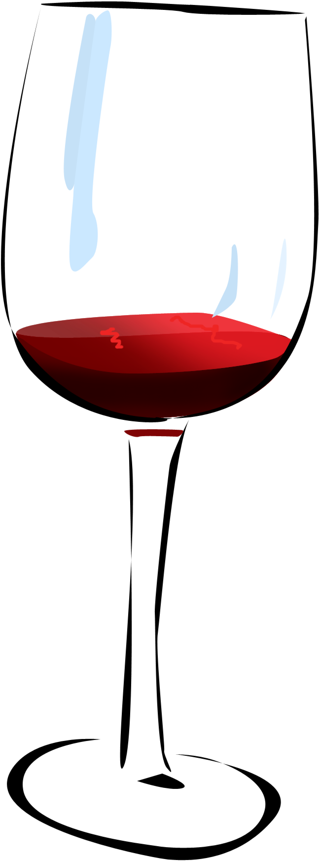 Wineglass Simple Illustration By Stridermelnik Wineglass - Illustration (774x1851)