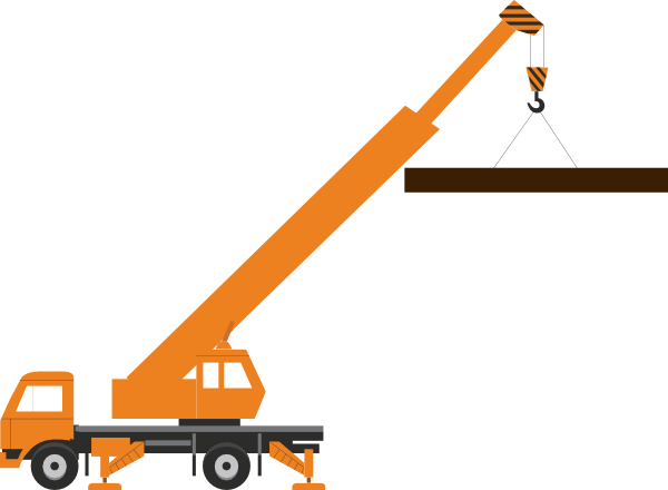 Crane Clip Art Free Clipart Images - Construction Crane Clip Art (600x440)