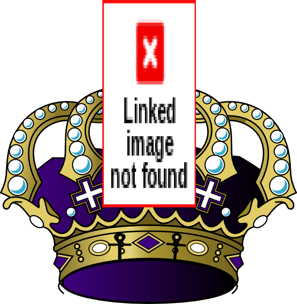 Ankh Crown Clip Art At Clker - 3drose Royal Purple N Gold Crown, Mouse Pad, 8 By 8 (582x596)