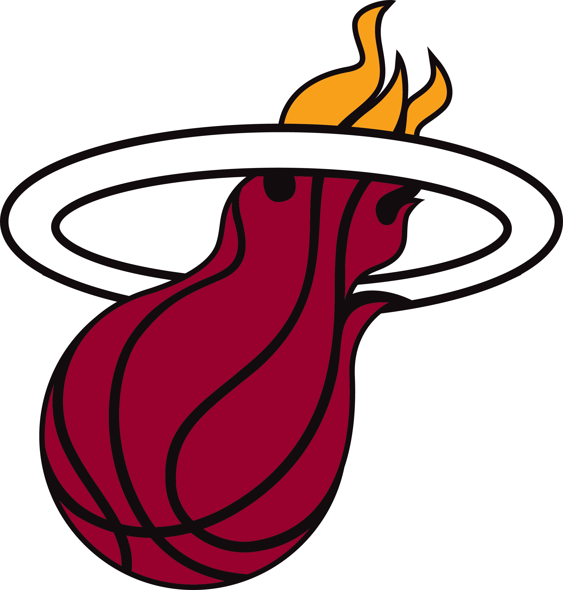 Miami Heat Vs - Miami Heat Logo Png (2316x2430)